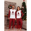 image:imagePrinStory Pajamas Set for Men amp Women Long Sleeve Soft Sleepwear S2XLFp Bk Red Xmas Tree
