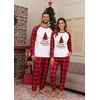 image:imagePrinStory Pajamas Set for Men amp Women Long Sleeve Soft Sleepwear S2XLFp Bk Red Xmas Tree
