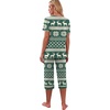 image:imagePrinStory Womens Pajama Sets Capri Pjs Soft Lounge Sets S4XLFpbeige Green Elk