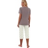 image:imagePrinStory Womens Pajama Sets Capri Pjs Soft Lounge Sets S4XLFpgray Geo Pine Tree