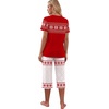 image:imagePrinStory Womens Pajama Sets Capri Pjs Soft Lounge Sets S4XLFpred Nordic Snowflake