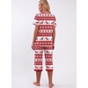 image:imagePrinStory Womens Pajama Sets Capri Pjs Soft Lounge Sets S4XLFpred White Elk