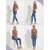 image:imagePrinStory Womens Tops Mock Neck Short Sleeve T Shirts Dressy Casual Ribbed Knit Slim Fit Summer Business Going Out Tops 2026B06 Leopard Pink