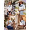 image:imagePrinStory Womens Tops Mock Neck Short Sleeve T Shirts Dressy Casual Ribbed Knit Slim Fit Summer Business Going Out Tops 2026Dw White Blue Collar