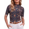 B11 Blue Ethnic Feather