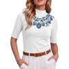 Dw White Blue Collar