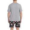 image:imageMens Pajamas Set Short Sleeve Raglan Shirts and Shorts Lounge SleepwearFp Christmas Snowman