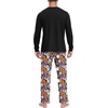 image:imageMens Pajama Set Long Sleeve Shirts and Pants Soft Comfy Pjs Print Sleepwear00 Fp Black Pumpkin