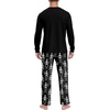 image:imageMens Pajama Set Long Sleeve Shirts and Pants Soft Comfy Pjs Print Sleepwear04 Fp Black Skeleton