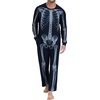 image:imageMens Pajama Set Long Sleeve Shirts and Pants Soft Comfy Pjs Print Sleepwear05 Fp Radiation Skeleton