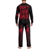 image:imageMens Pajama Set Long Sleeve Shirts and Pants Soft Comfy Pjs Print Sleepwear08 Fp Red Handprintblack