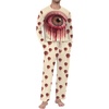 image:imageMens Pajama Set Long Sleeve Shirts and Pants Soft Comfy Pjs Print Sleepwear11 Fp Red Eyes