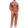 image:imageMens Pajama Set Long Sleeve Shirts and Pants Soft Comfy Pjs Print Sleepwear12 Fp Human Skin