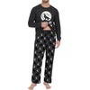 image:imageMens Pajama Set Long Sleeve Shirts and Pants Soft Comfy Pjs Print Sleepwear14 Fp Dark Gray Wolf