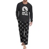 image:imageMens Pajama Set Long Sleeve Shirts and Pants Soft Comfy Pjs Print Sleepwear14 Fp Dark Gray Wolf