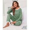 image:imagePrinStory Womens Pajama Sets Long Pjs Soft Lounge Sets XS4XLFpspot Green
