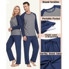 image:imageMens Pajamas Set Shirt and Pants Relaxed Fit Soft Fall Loungewear Sleepwear0 Horror Movie Night