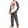 image:imageMens Pajamas Set Shirt and Pants Relaxed Fit Soft Fall Loungewear Sleepwear0 Horror Movie Night