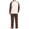image:imageMens Pajamas Set Shirt and Pants Relaxed Fit Soft Fall Loungewear Sleepwear0 Pumpkin Head