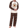 image:imageMens Pajamas Set Shirt and Pants Relaxed Fit Soft Fall Loungewear Sleepwear0 Pumpkin Head