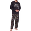 image:imageMens Pajamas Set Shirt and Pants Relaxed Fit Soft Fall Loungewear SleepwearChristmas Lights