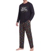image:imageMens Pajamas Set Shirt and Pants Relaxed Fit Soft Fall Loungewear SleepwearChristmas Lights