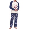 image:imageMens Pajamas Set Shirt and Pants Relaxed Fit Soft Fall Loungewear SleepwearChristmas Penguin