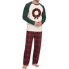 image:imageMens Pajamas Set Shirt and Pants Relaxed Fit Soft Fall Loungewear SleepwearPl Christmas Circle