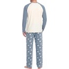 image:imageMens Pajamas Set Shirt and Pants Relaxed Fit Soft Fall Loungewear SleepwearPolar Bear Family
