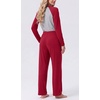 image:imageMens Pajamas Set Shirt and Pants Relaxed Fit Soft Fall Loungewear SleepwearRed