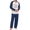 image:imageMens Pajamas Set Shirt and Pants Relaxed Fit Soft Fall Loungewear SleepwearSweet Night