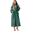 image:imagePrinStory Luxury Womens Robe with Hood Fluffy Bath Robe for Women S2XLGreen