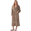 image:imagePrinStory Luxury Womens Robe with Hood Fluffy Bath Robe for Women S2XLLeopard Print