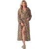 image:imagePrinStory Luxury Womens Robe with Hood Fluffy Bath Robe for Women S2XLLeopard Print