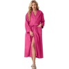 image:imagePrinStory Luxury Womens Robe with Hood Fluffy Bath Robe for Women S2XLRose Red