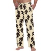 image:imagePrinStory Mens Soft Pajama Pants Lounge Bottoms with Button Fly S2XLFp Khaki Ape Man