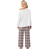 image:imagePrinStory Pajamas for Women Set 2 Piece Pjs Sets S2XLCartoon Brunch