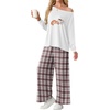 image:imagePrinStory Pajamas for Women Set 2 Piece Pjs Sets S2XLCartoon Brunch