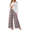 image:imagePrinStory Pajamas for Women Set 2 Piece Pjs Sets S2XLCartoon Brunch