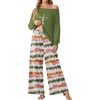image:imagePrinStory Pajamas for Women Set 2 Piece Pjs Sets S2XLGreen Faith
