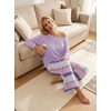 image:imagePrinStory Pajamas for Women Set 2 Piece Pjs Sets S2XLQueen Lavender