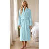 image:imagePrinStory Womens Robe Long Fluffy Fleece BathrobeLight Blue