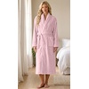 image:imagePrinStory Womens Robe Long Fluffy Fleece BathrobePink