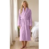 image:imagePrinStory Womens Robe Long Fluffy Fleece BathrobePurple