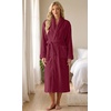 image:imagePrinStory Womens Robe Long Fluffy Fleece BathrobeWine Red