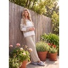 image:imagePrinStory Pajamas for Women Set Striped Pjs Set with PocketsFpapricot Khaki Sp