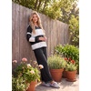 image:imagePrinStory Pajamas for Women Set Striped Pjs Set with PocketsFpblack White Stripe