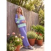 image:imagePrinStory Pajamas for Women Set Striped Pjs Set with PocketsFplight Green Pl Sp